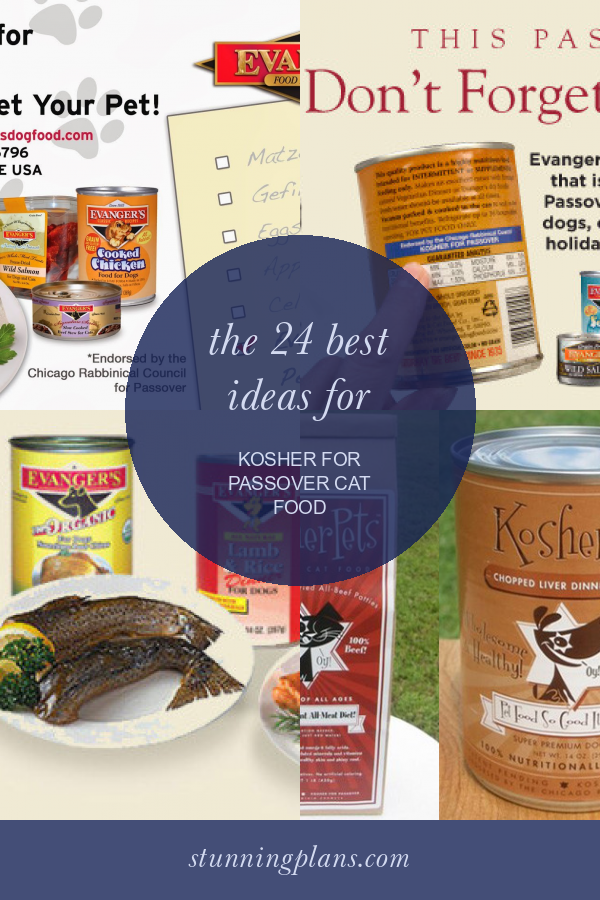 The 24 Best Ideas for Kosher for Passover Cat Food Home, Family